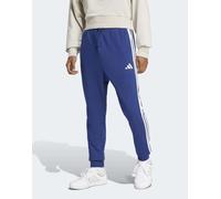 Pantaloni Essential 3-Stripes French Terry Dark Blue / White 3XL