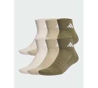 adidas performance - Essentials - Confezione da 6 paia di calzini ammortizzati verde oliva/crema 42 2/3-44 2/3