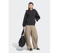 adidas performance - Essentials Contemporary - Pantaloni bombati in pile kaki six-Verde L