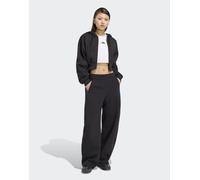 adidas performance - Essentials Contemporary - Pantaloni bombati neri in pile-Nero 2XL