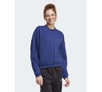 adidas Donna ESSENTIALS CONTEMPORARY LOGO BOMBER JACKET, Dark Blue, XS