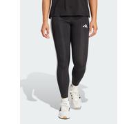 adidas performance - Essentials - Leggings in cotone nero e bianco con 3 strisce XS