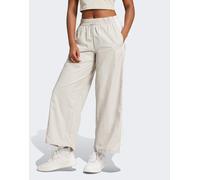 Adidas Femme Essentials 3-Stripes Lifestyle Woven Parachute Pants, Wonder Alumina/White, L