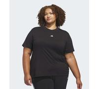 adidas Femme Essentials Small Logo Tshirt, Black/White, 4XL Plus