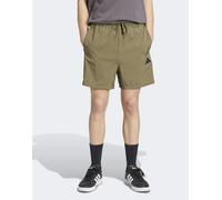 adidas performance - Essentials - Pantaloncini Chelsea verde oliva strata e neri con 3 strisce 2XL