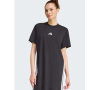 adidas performance - Essentials - T-shirt nera e bianca con 3 strisce-Nero 2XS