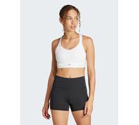 adidas Performance - Fastimpact Luxe Run - Reggiseno a supporto elevato bianco XS C-D Cup