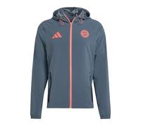 adidas Performance FC Bayern München Tech Travel - Giacca da viaggio, colore: grigio, S