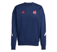 ADIDAS PERFORMANCE Felpa sportiva 'France Travel' blu scuro / rosso fuoco / bianco Uomo ADIDAS PERFORMANCE L blu scuro / rosso fuoco / bianco