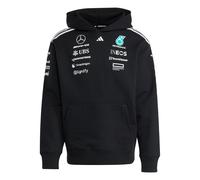 Adidas Uomo Mercedes - AMG Petronas Formula One Team Team Hood Men, Black/White, XXL