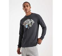 adidas performance - Fifa world cup 26™ - T-shirt a maniche lunghe grigia con mascotte-Grigio S
