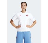 adidas Performance - France Travel Z.N.E. - T-shirt bianca-Bianco 2XS