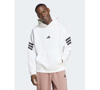 adidas performance - Future Icons - Felpa con cappuccio bianca con 3 strisce-Bianco 3XL
