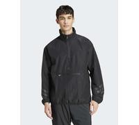 adidas performance - Future Icons - Felpa nera con zip corta e 3 strisce-Nero S