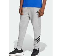 adidas Performance - Future Icons - Pantaloni grigio medio mélange con 3 strisce 4XL