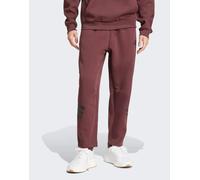 adidas performance - Future icons - Pantaloni marroni e rubino aurora con tasche e 3 strisce-Rosso S