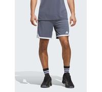 adidas Performance - G Speed Aeroready - Pantaloncini da basket double-face color grigio four/bianco da 3 g M
