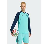 adidas Performance - Germany 26 Away - Top riscaldante pre-partita color acqua flash-Blu S