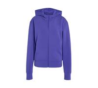 adidas Donna D4T Workout Full Zip Hooded Sweatshirt, Pure Purple, S