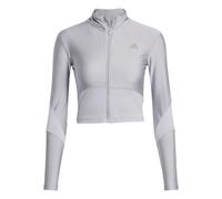ADIDAS PERFORMANCE Giacca di felpa sportiva 'Hyperglam' grigio / grigio argento Donna ADIDAS PERFORMANCE XXXS-XXS