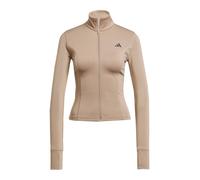 ADIDAS PERFORMANCE Giacca di felpa sportiva 'Opt Ess' mocca / nero Donna ADIDAS PERFORMANCE S