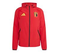 Giacca a vento Tiro Tech Full Zip Belgium Team Power Red 2 2XL