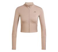 ADIDAS PERFORMANCE Giacca per l'allenamento 'Hyperglam' marrone / cappuccino Donna ADIDAS PERFORMANCE XXXL-4XL marrone / cappuccino