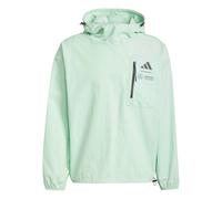 Adidas Uomo Mercedes - AMG Petronas Formula One Team Premium Woven Wind Breaker Men, Frozen Green/Grey Strata, 3XL