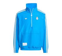 ADIDAS PERFORMANCE Giacca sportiva 'Real Madrid Terrace Icons Half-Zip' azzurro / giallo / bianco Uomo ADIDAS PERFORMANCE M azzurro / giallo / bianco