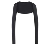 ADIDAS PERFORMANCE Giacchetta sportiva 'Power Essentials' nero / bianco Donna - Abbigliamento - Taglie comode - Pullover e cardigan ADIDAS PERFORMANCE XS