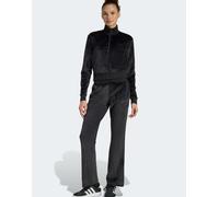 adidas performance - Glam - Tuta sportiva nera in velluto-Nero S