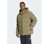 adidas performance - Helionic Climawarm - Piumino color oliva strata con cappuccio-Verde M