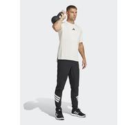 adidas Performance - Icon - Pantaloni neri / bianchi con 3 strisce-Nero S