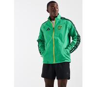 Adidas Jamaica Home Anthem Full Zip Sweatshirt Verde L Uomo