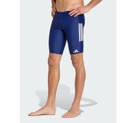 adidas Performance - Jammers da nuoto blu scuro con 3 strisce bianche XS