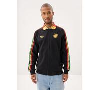 Adidas Giacca da calcio Jamaica JFF Anthem Trefoil Uomo Nero Cotone