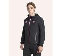 adidas Performance - Juventus Tiro 25 Competition - Giacca da trasferta riflettente nera / rosa estasi-Nero XL