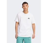 adidas performance - Lens Power Of Three - T-shirt bianca con grafica-Bianco XL