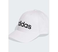 adidas Performance - Linear - Cappellino con visiera bianco e nero S-M