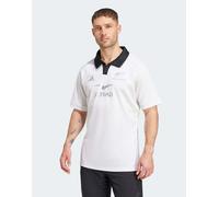 adidas performance - Maglia a maniche corte da rugby bianca degli All Blacks-Bianco XL