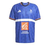 adidas performance - Maglia da pallamano blu lucido con logo della Francia M