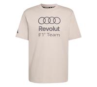 adidas Homme Audi Formula One Team Dna Graphic Tee, Chalk Pearl, XS