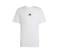 adidas Training - T-shirt bianca con stampa sul retro-Bianco S