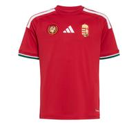 Adidas Hungary 26/27 Home Junior Short Sleeve T-shirt Rosso 15-16 Years Bambino,Bambina