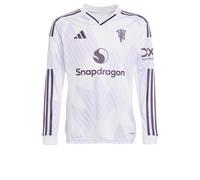 Maglia Manica Lunga Away Manchester United 25/26 Bambini White 11-12A