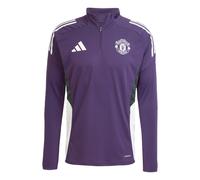 adidas Performance - Manchester United Tiro 25 Competition - Top da allenamento color prugna aurora / bianco / nero-Viola M