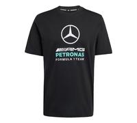 adidas Performance - Mercedes AMG Petronas Formula 1 Team Dna - T-shirt nera/semi menta rush-Nero 2XL