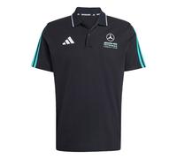 Mercedes AMG Adidas Polo Maglia Nero 2026 Cotone DNA 3-Stripes F1