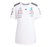 Adidas Donna Mercedes - AMG Petronas Formula One Team Driver Jersey White Women, White/Black, L
