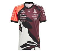 ADIDAS PERFORMANCE Maglia funzionale 'Mercedes - AMG Petronas Formula One Team Driver' rosso vino / rosso arancione / nero / bianco Uomo ADIDAS PERFORMANCE L rosso vino / rosso arancione / nero / bian